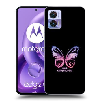Obal pro Motorola Edge 30 Neo - Diamanty Purple