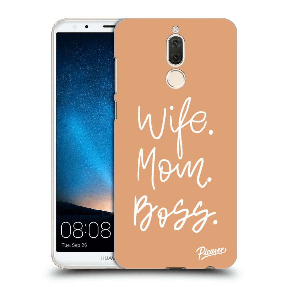 Picasee silikonový průhledný obal pro Huawei Mate 10 Lite - Boss Mama