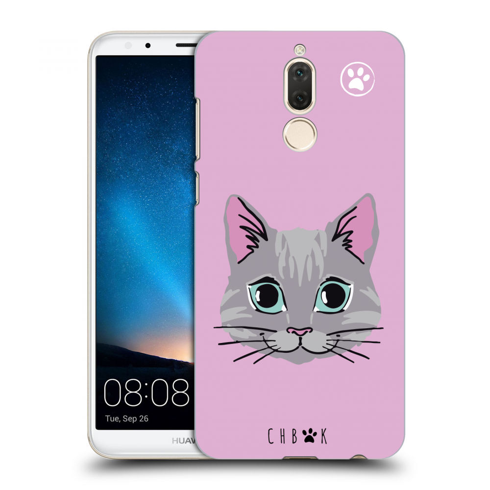 Picasee silikonový průhledný obal pro Huawei Mate 10 Lite - Chybí mi kočky - Růžová