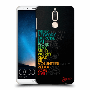 Picasee silikonový průhledný obal pro Huawei Mate 10 Lite - Motto life