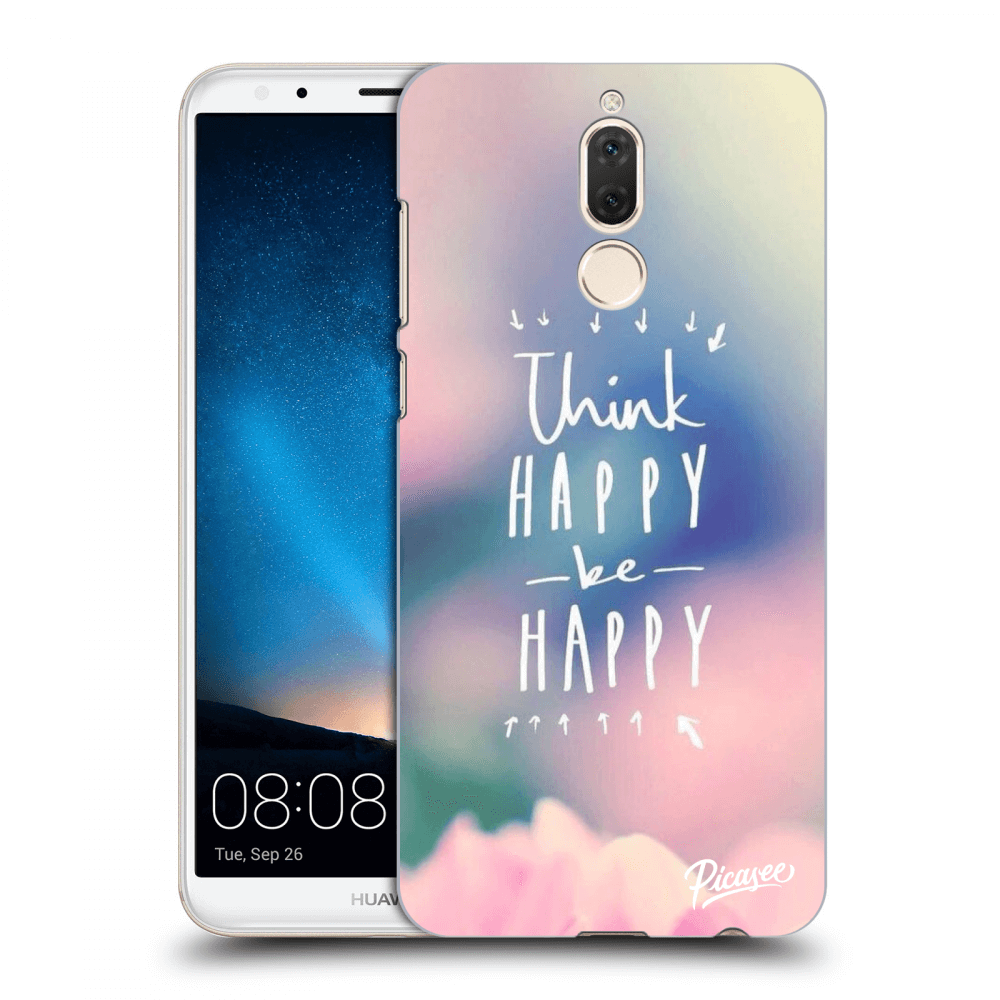 Picasee silikonový průhledný obal pro Huawei Mate 10 Lite - Think happy be happy