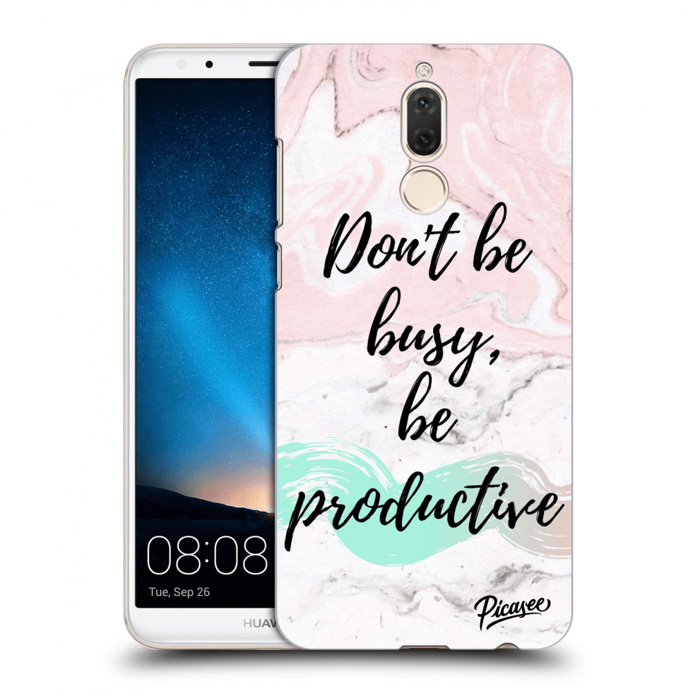 Picasee silikonový průhledný obal pro Huawei Mate 10 Lite - Don't be busy, be productive