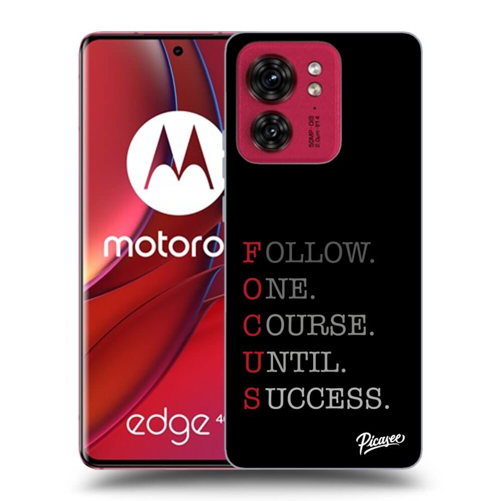 Silikonový Průhledný Obal Pro Motorola Edge 40 - Focus