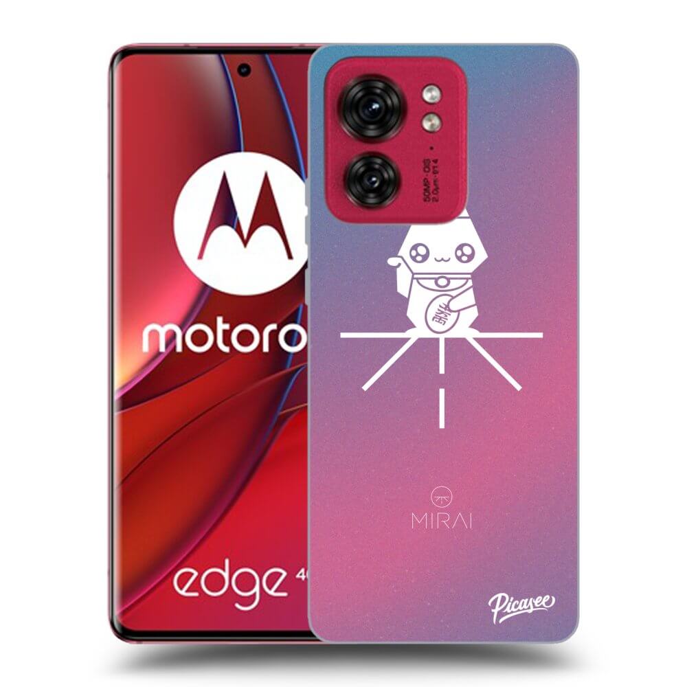 Silikonový Průhledný Obal Pro Motorola Edge 40 - Mirai - Maneki Neko