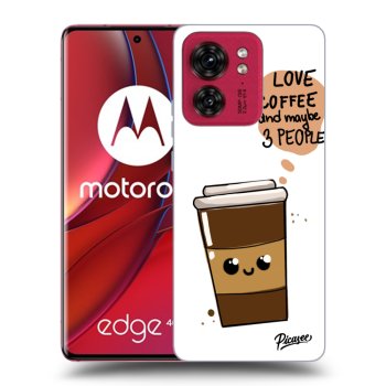 Obal pro Motorola Edge 40 - Cute coffee