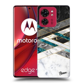 Obal pro Motorola Edge 40 - Black & White geometry