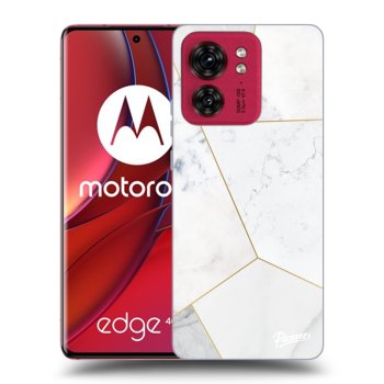 Obal pro Motorola Edge 40 - White tile
