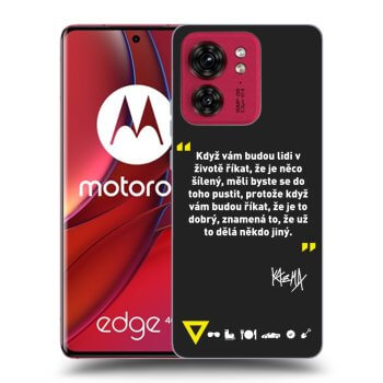 Obal pro Motorola Edge 40 - Kazma - MĚLI BYSTE SE DO TOHO PUSTIT
