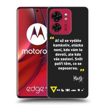 Obal pro Motorola Edge 40 - Kazma - SVĚT PATŘÍ TĚM, CO SE NEPOSEROU