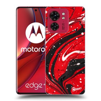 Obal pro Motorola Edge 40 - Red black