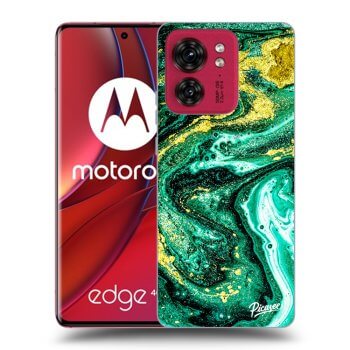 Obal pro Motorola Edge 40 - Green Gold