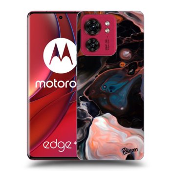 Picasee silikonový černý obal pro Motorola Edge 40 - Cream