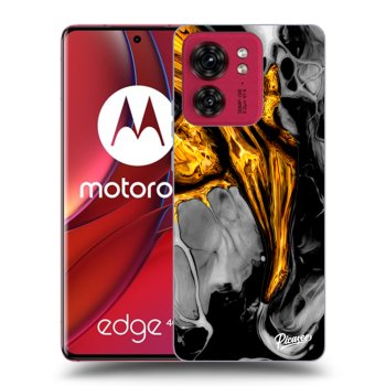 Obal pro Motorola Edge 40 - Black Gold