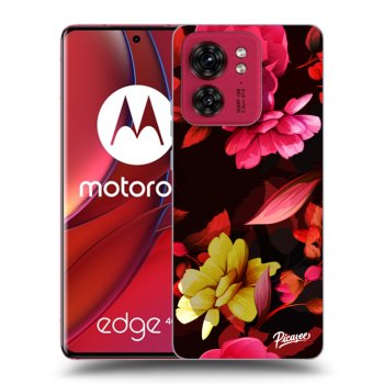 Obal pro Motorola Edge 40 - Dark Peonny