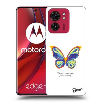 Obal pro Motorola Edge 40 - Diamanty White