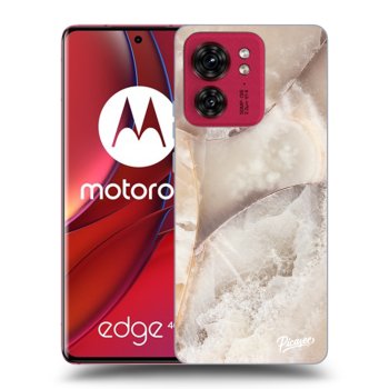 Obal pro Motorola Edge 40 - Cream marble