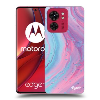 Obal pro Motorola Edge 40 - Pink liquid