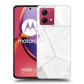 Obal pro Motorola Moto G84 5G - White tile