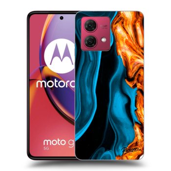 Obal pro Motorola Moto G84 5G - Gold blue