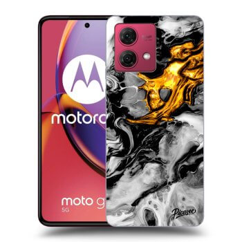 Obal pro Motorola Moto G84 5G - Black Gold 2