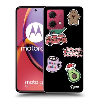 Obal pro Motorola Moto G84 5G - Christmas Stickers