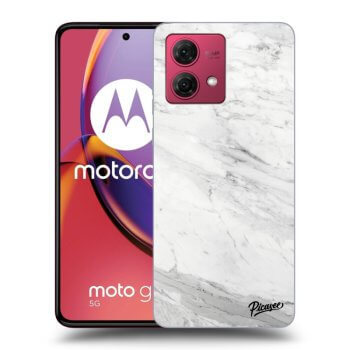Obal pro Motorola Moto G84 5G - White marble