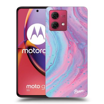 Obal pro Motorola Moto G84 5G - Pink liquid