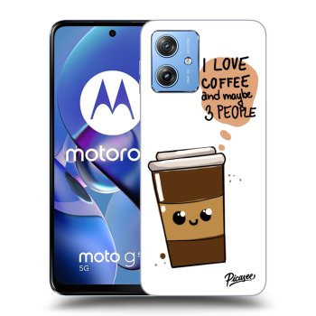 Obal pro Motorola Moto G54 5G - Cute coffee