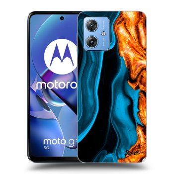 Obal pro Motorola Moto G54 5G - Gold blue