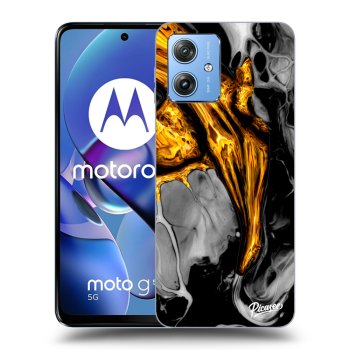 Obal pro Motorola Moto G54 5G - Black Gold