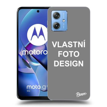 Picasee silikonový černý obal pro Motorola Moto G54 5G - Vlastní fotka/motiv