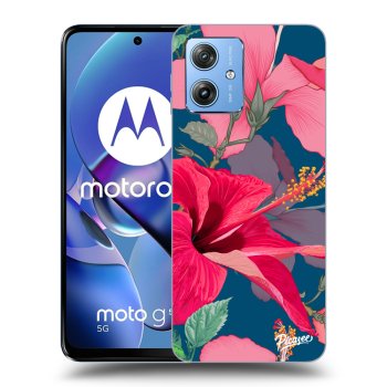 Obal pro Motorola Moto G54 5G - Hibiscus