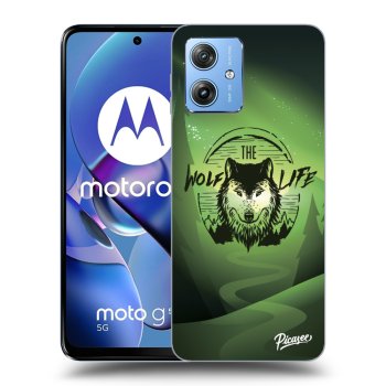 Obal pro Motorola Moto G54 5G - Wolf life