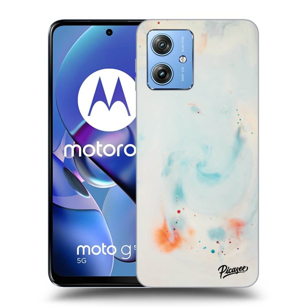 Silikonový Průhledný Obal Pro Motorola Moto G54 5G - Splash