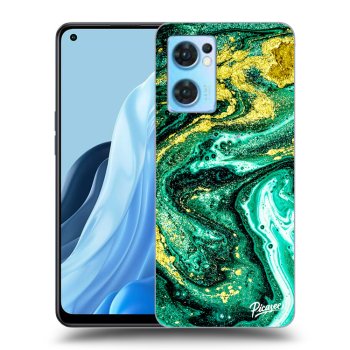 Obal pro OPPO Reno 7 5G - Green Gold