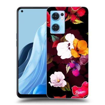Obal pro OPPO Reno 7 5G - Flowers and Berries