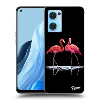 Obal pro OPPO Reno 7 5G - Flamingos couple