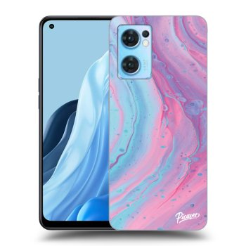 Obal pro OPPO Reno 7 5G - Pink liquid
