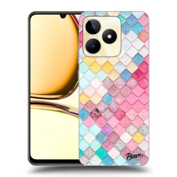 Picasee ULTIMATE CASE pro Realme C53 - Colorful roof