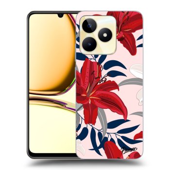 Obal pro Realme C53 - Red Lily