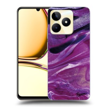 Obal pro Realme C53 - Purple glitter