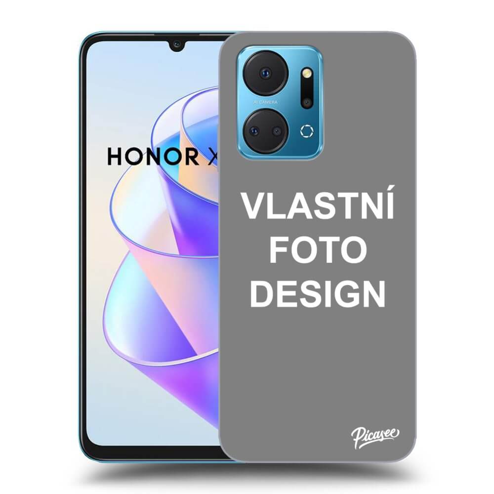 Picasee silikonový průhledný obal pro Honor X7a - Vlastní fotka/motiv