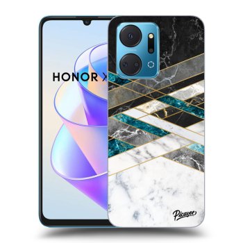 Picasee ULTIMATE CASE pro Honor X7a - Black & White geometry