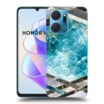 Obal pro Honor X7a - Blue geometry