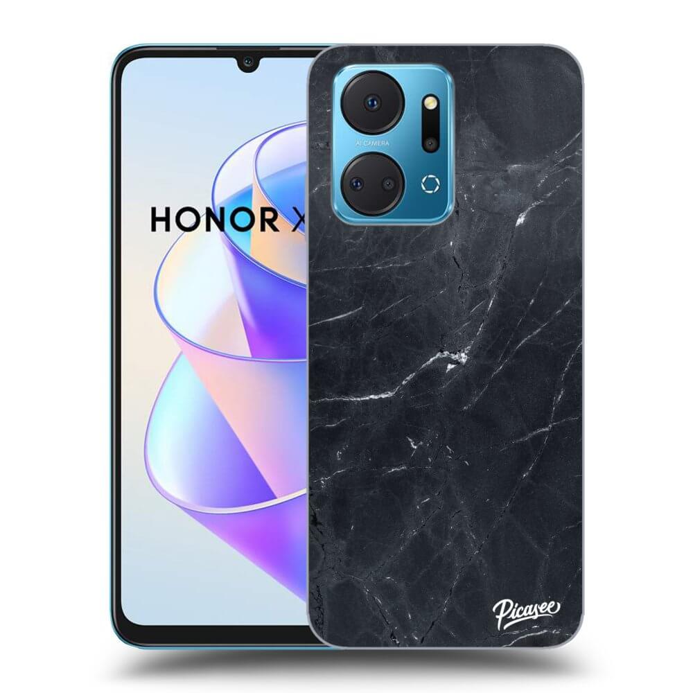 Picasee ULTIMATE CASE pro Honor X7a - Black marble