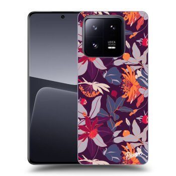 Obal pro Xiaomi 14 - Purple Leaf