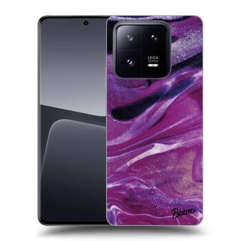 Obal pro Xiaomi 14 - Purple glitter