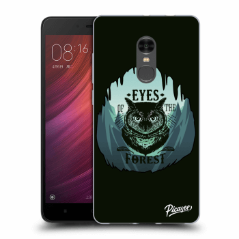 Picasee silikonový průhledný obal pro Xiaomi Redmi Note 4 Global LTE - Forest owl