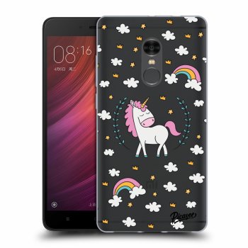 Picasee silikonový průhledný obal pro Xiaomi Redmi Note 4 Global LTE - Unicorn star heaven