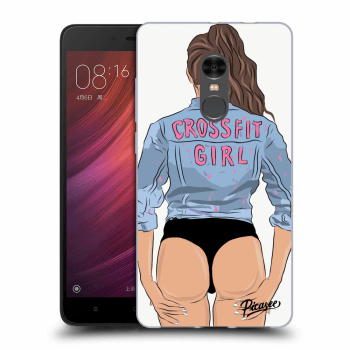 Picasee plastový průhledný obal pro Xiaomi Redmi Note 4 Global LTE - Crossfit girl - nickynellow